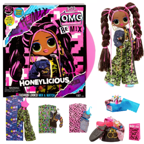 L.O.L. Surprise! O.M.G. Remix Honeylicious Fashion Doll $17.49 (Reg. $34.99)