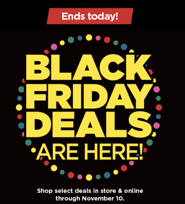 Kohl’s Early Black Friday Deals End Tonight!!