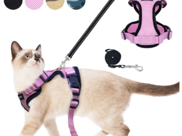 Cat Leash and Harness Set $4.80 After Code (Reg. $15.99) – FAB Ratings!