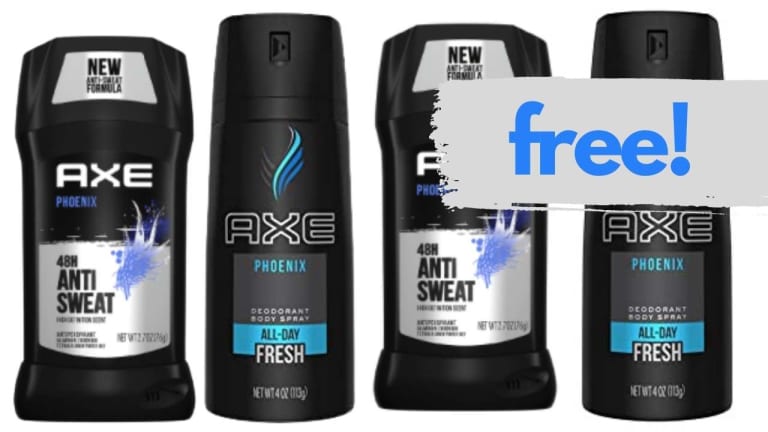 Get 4 Free AXE Body Sprays or Deodorants at CVS