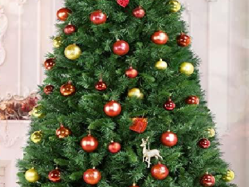 Fill Your Home with Holiday Cheer with this Must Have 7.5 Ft Unlit Artificial Spruce Christmas Tree, Just $65.99 + Free Shipping!