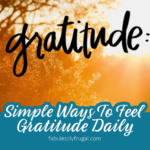 Simple Ways To Feel Gratitude Daily