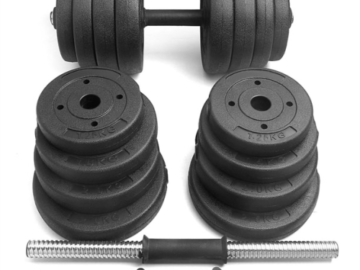 Check out this FAB Adjustable Dumbbell Set, Perfect for an at Home Workout or on the Go, Just $48.99 + Free Shipping!