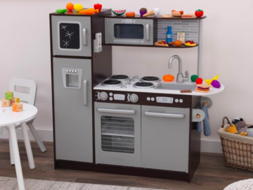 KidKraft Uptown Espresso Wooden Play Kitchen only $99 shipped (Reg. $200!)