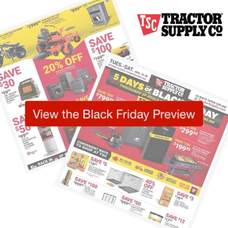 2021 Tractor Supply Black Friday Ad Preview