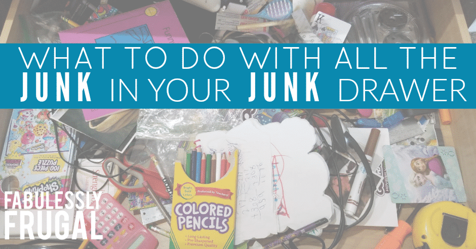 how to organize your junk drawer