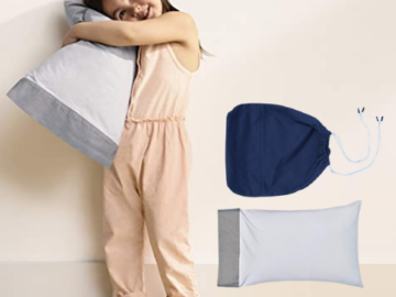 Casper Nap Pillow w/ Pillowcase & Drawstring Bag $17.50 (Reg. $35) | Great for Travel!