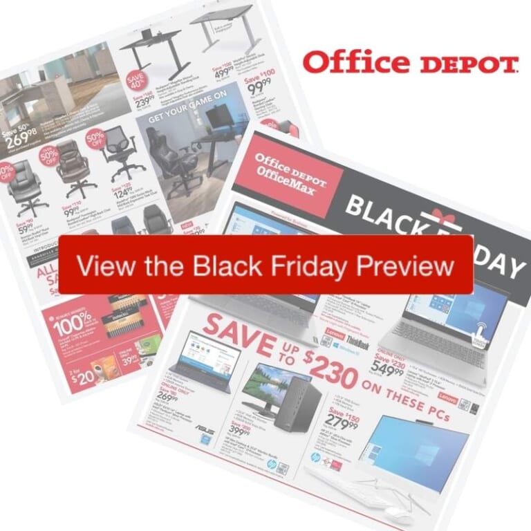 2021 Office Depot Black Friday Ad