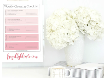 Free Printable Weekly Cleaning Schedule