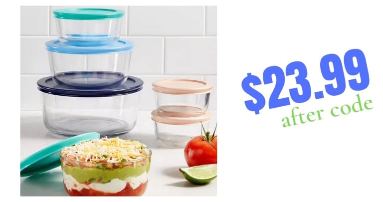 Macy’s Coupon Code | Pyrex Sets for $23.99