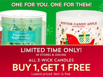 Bath & Body Works | BOGO 3-Wick Candles!