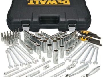 DEWALT 156-piece Mechanics Tools Kit and Socket Set $130.96 Shipped Free (Reg. $199) – 2K+ FAB Ratings!