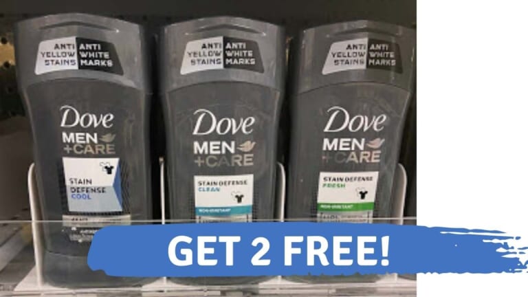 Get 2 FREE Dove Men+Care Deodorants | CVS Deal