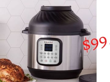 Instant Pot 6-Quart Crisp Combo 11-in-1 Pressure Cooker for $99.99