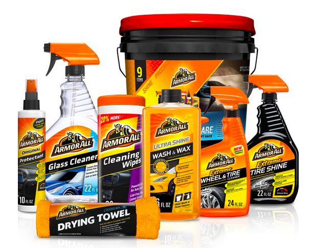 Armor All Complete Car Care Holiday Gift Pack Bucket (9 Pieces)