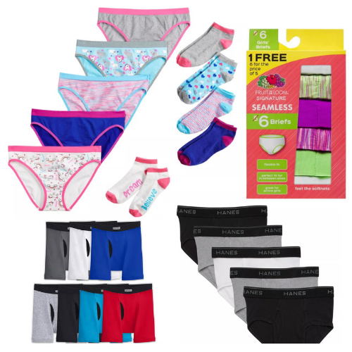 Girls Underwear & 10 Pack Socks as low as $4.41 After Code (Reg. $18) + Free Shipping for Select Kohl’s Cardholders