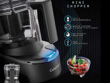 Cuisinart’s EvoX Cordless Mini Chopper $32.50 Shipped Free (Reg. $80) | Let this handle the holiday food prep!