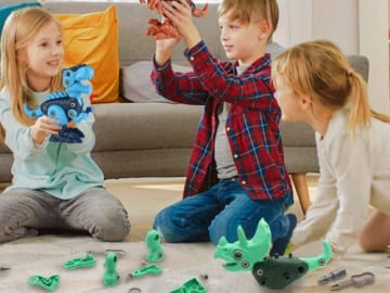 3-Pack Take Apart Dinosaur Toys with Toy Drill and Screws $23.75 (Reg. $33) – 2K+ FAB Ratings!