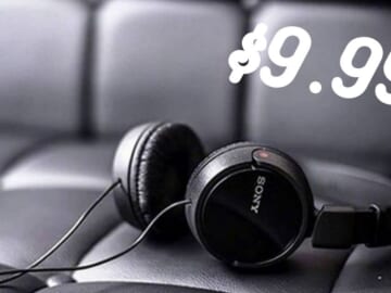 Sony ZX Series Wired On Headphones for $9.99