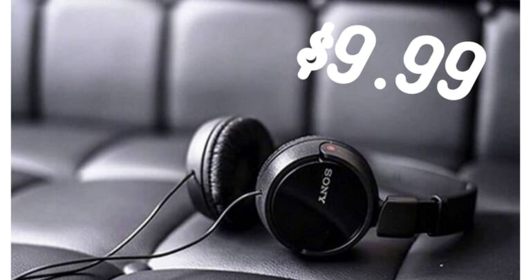 Sony ZX Series Wired On Headphones for $9.99