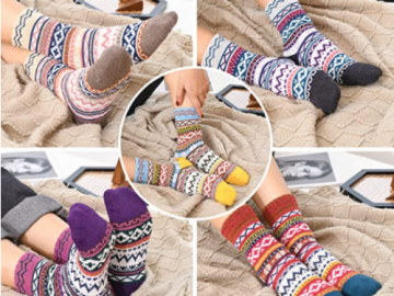 5 Pairs Wool Socks $6.59 After Code (Reg. $11.99) | $1.32 each pair!