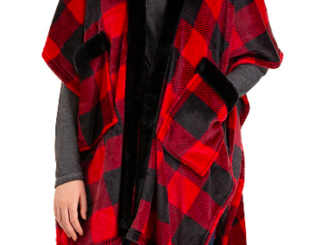 Sherpa-Trim Wearable Throws only $8.49 after Exclusive Discount!