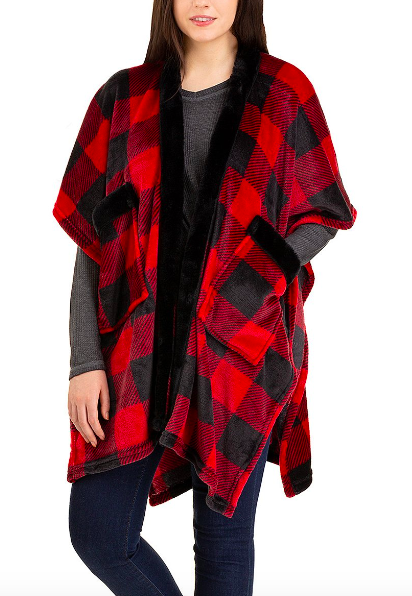 Sherpa-Trim Wearable Throws only $8.49 after Exclusive Discount!