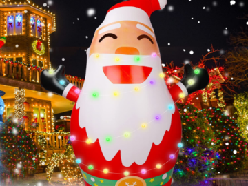 5 Foot Inflatable Santa $22.05 After Code (Reg. $69.99) + Free Shipping