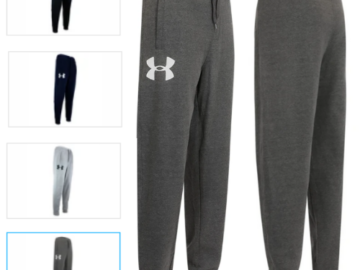 Under Armour Men’s Fleece Logo Joggers $29.99 (Reg. $59.99) | 4 Color Options – XL to 3XL!