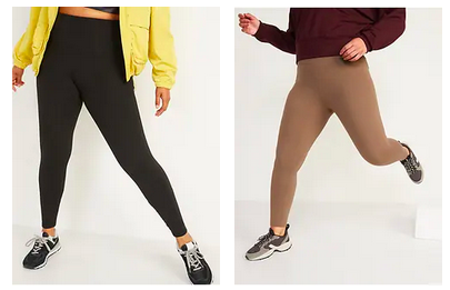 Old Navy: Women’s High Waisted PowerChill Leggings only $10!