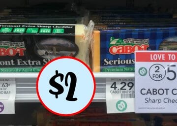 Cabot Cheese Bars As Low As $1.50 At Publix