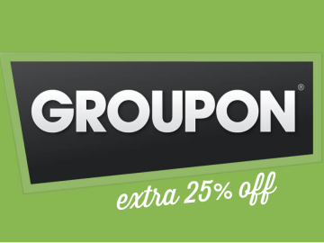 Groupon Coupon Code | Extra 25% Off