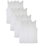 12-Pack Men’s Tagless Classic White Tank Top (White) $21.99 (Reg. $36.99) | $1.83 each!