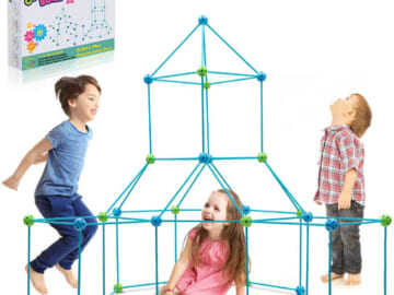 Kids Fort Building Kit (120 Pieces) $29.74 Shipped Free (Reg. $41.99) – 9K+ FAB Ratings!