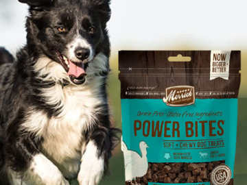 4 Pack Merrick Power Bites Dog Treats $17.97 (Reg. $27.96) | $4.49 each 6-oz bag – Get 4 for the price of 3!