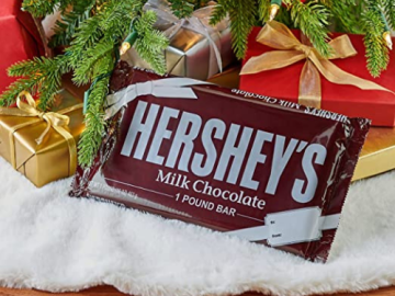 HERSHEY’S Milk Chocolate Candy, Holiday, 1 lb Gift Bar $12.99 (Reg. $17.95)