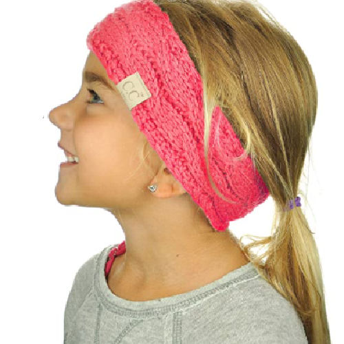 C.C Kids’ Cable Knit Fuzzy Lined Ear Warmer Headbands from $11.02 – Multiple Colors + Warmers for Adults