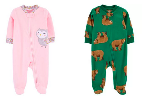 *HOT* Carter’s/OshKosh B’gosh: FREE Shipping + $7 Fleece Footies, $5 Leggings, $5 Bodysuits, and more!