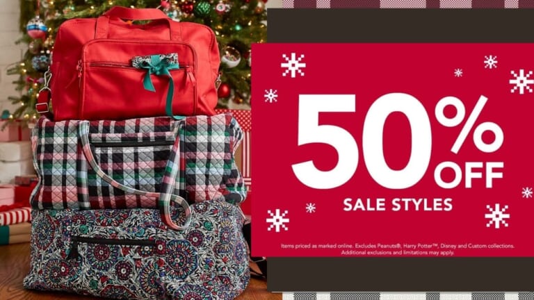 50% off Vera Bradley Sale + Free Shipping!