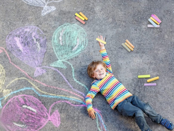 108-Piece Sidewalk Chalk Painting with 18 Colors $10 After Code (Reg. $19.99) | 9¢ each chalk!