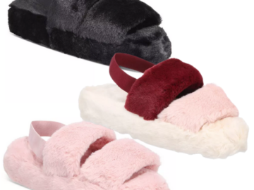 Macy’s Early Black Friday! Women’s Faux Fur Slippers $9.99 (Reg. $35) | 3 Color Options – S to XL!