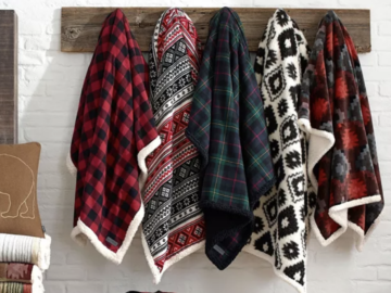 Eddie Bauer Sherpa Throws for $17.99 (Reg. $42)!