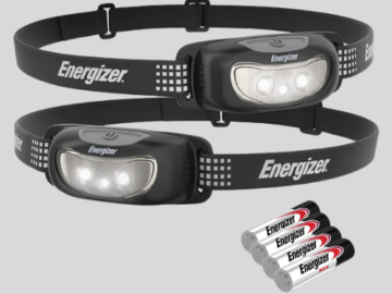 2-Pack Energizer LED Headlamp Flashlights $8.88 (Reg. $16) | Just $4.44 each!