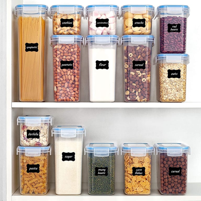 15 Plastic Airtight Food Storage Containers with 24 Reusable Labels $25.99 (Reg. $38)+ Up to 54% off at the Woot Kitchen Storage Sale