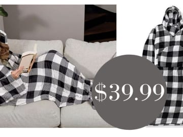 Wearable Weighted Snuggle Blanket for $39.99