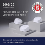 3-Pack eero 6 Dual-Band Mesh Wi-Fi 6 System $167 Shipped Free (Reg. $279) – FAB Ratings! 6K+ 4.5/5 Stars! | $56 each!