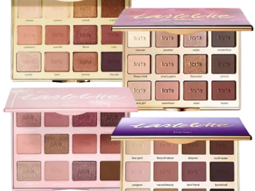 Tarte Tartelette 12-Shade Eyeshadow Palettes $19.50 (Reg. $39) + Free Curbside Pickup | 4 Fun Colors!