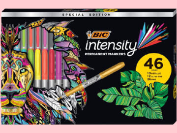 Walmart Black Friday! 46 Count BIC Intensity Permanent Marker Set, Metallic Markers $14.97 (Reg. $30) + MORE BIC Intensity Sets