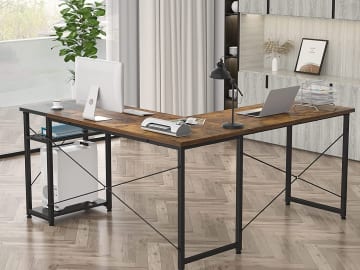 Today Only! Ecoprsio L-Shaped Home Office Desks from $95.99 Shipped Free (Reg. $160) – FAB Ratings!