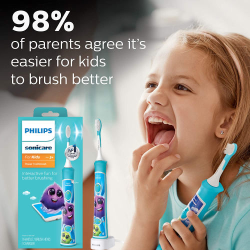 Philips Sonicare for Kids 3+ Bluetooth Rechargeable Electric Power Toothbrush $29.95 Shipped Free (Reg. $50) – 9K+ FAB Ratings!